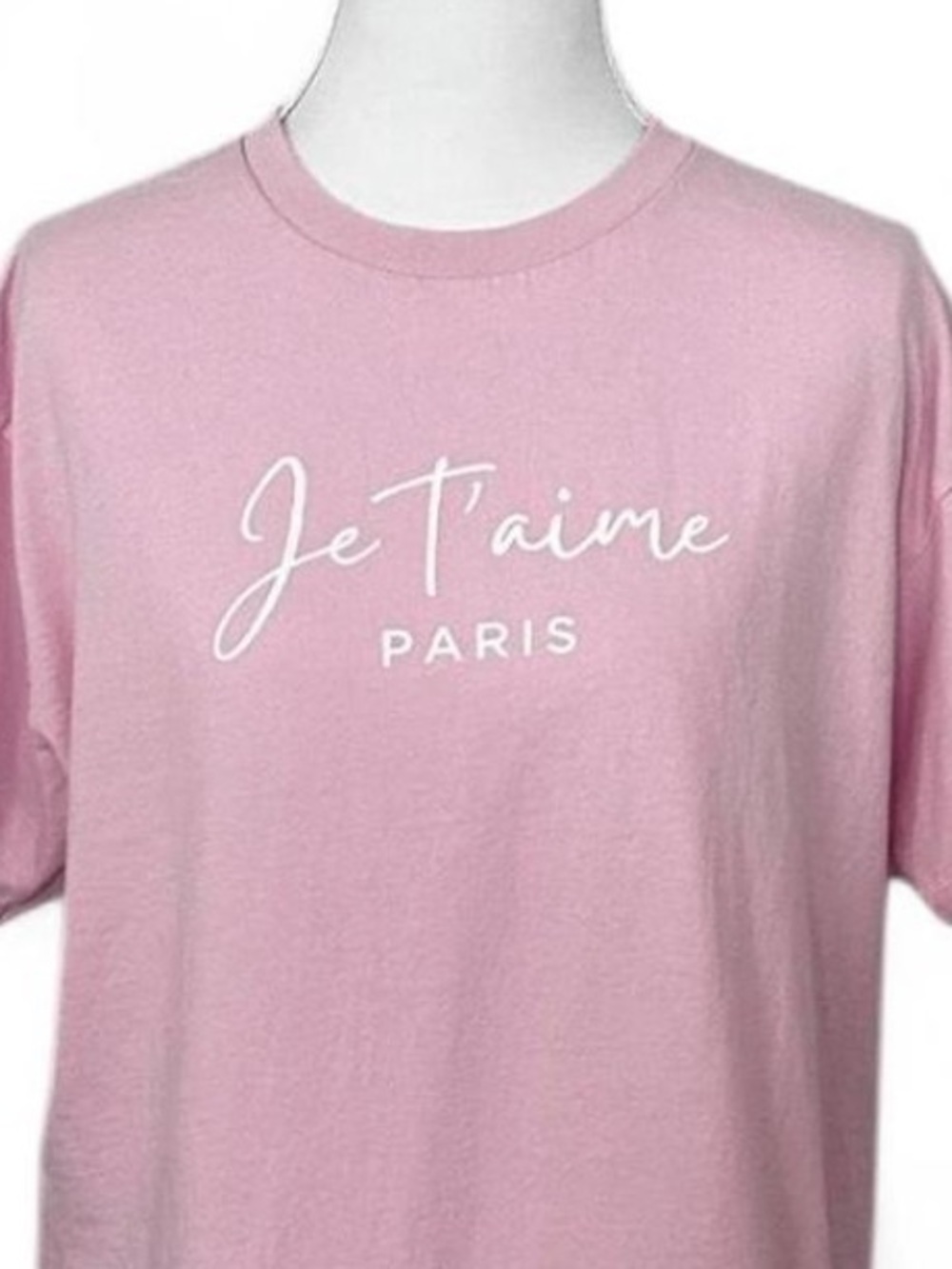 Je T'aime Paris Pink Short Sleeve Tee